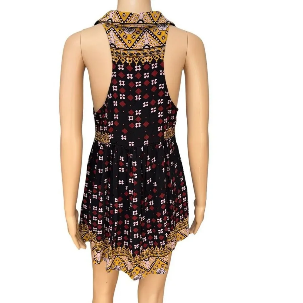 Free People Charlotte Tunic Tank top blouse low cut size XS